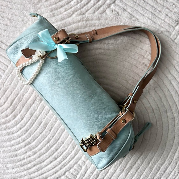 Ralph Lauren Handbags - Vintage Ralph Lauren Barrel Shoulder Bag